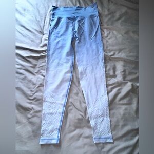 Victoria's Secret PINK Blue Ombre Seamless Leggings